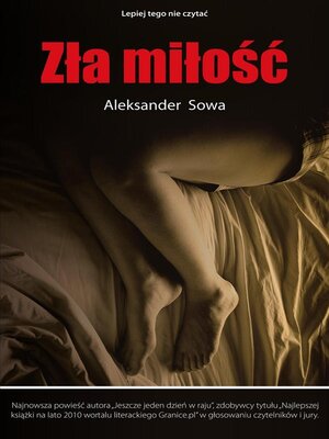 cover image of Zła miłość